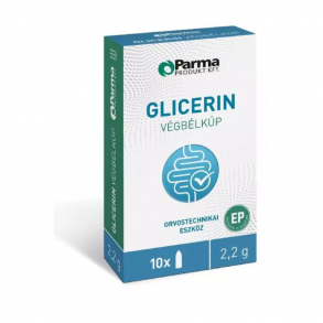 GLICERIN VÉGBÉLKÚP 10X  PARMA - 2,2G